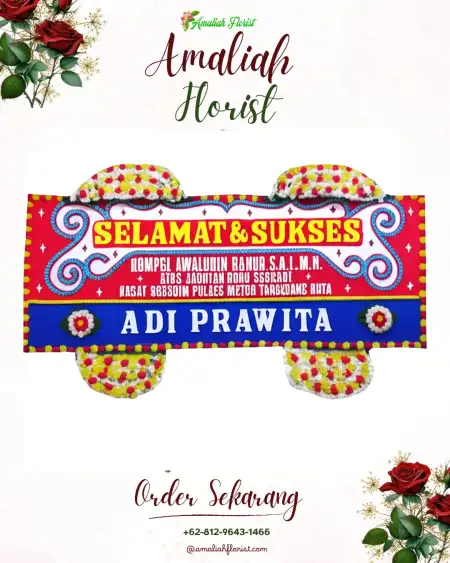 Papan Bunga Ucapan Selamat Karangpetir